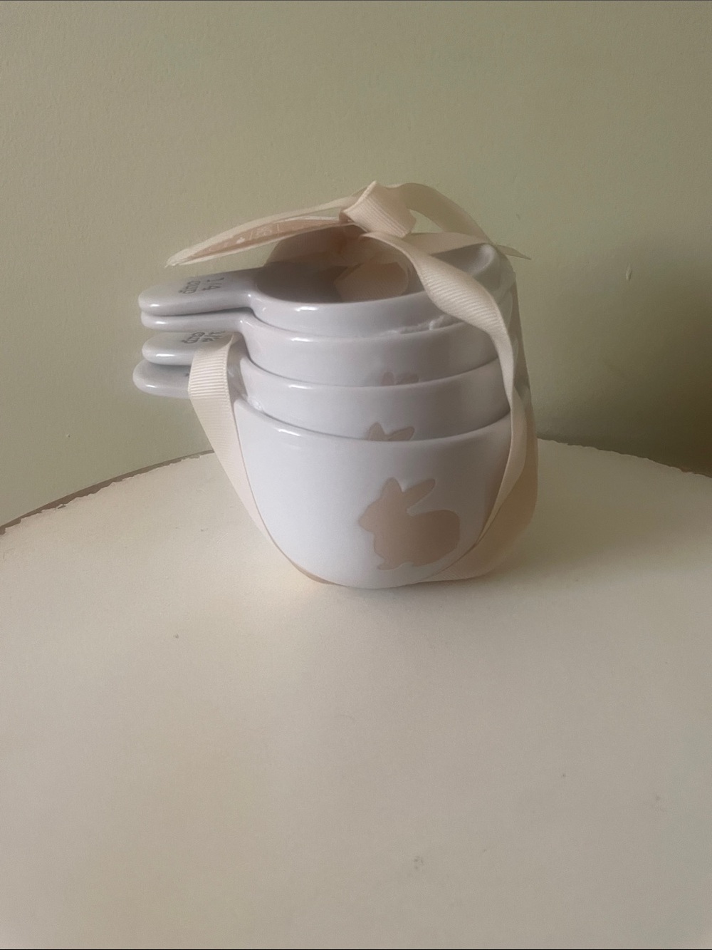 Easter neutral bunny Measuring cups